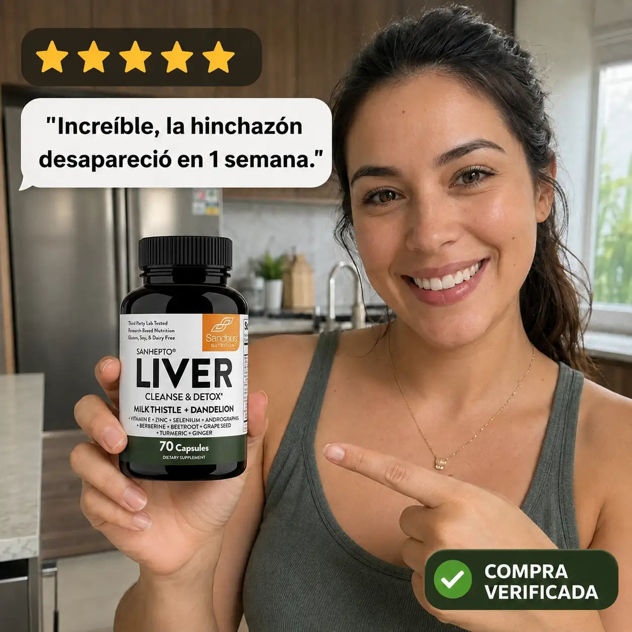 Liver Cleanse Detox - Limpieza hepática (70 cápsulas)