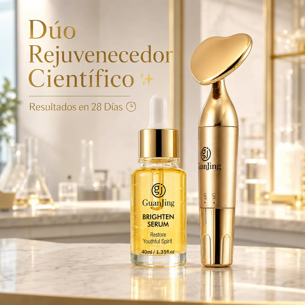 Kit Serum Guanjing + Masajeador Portátil