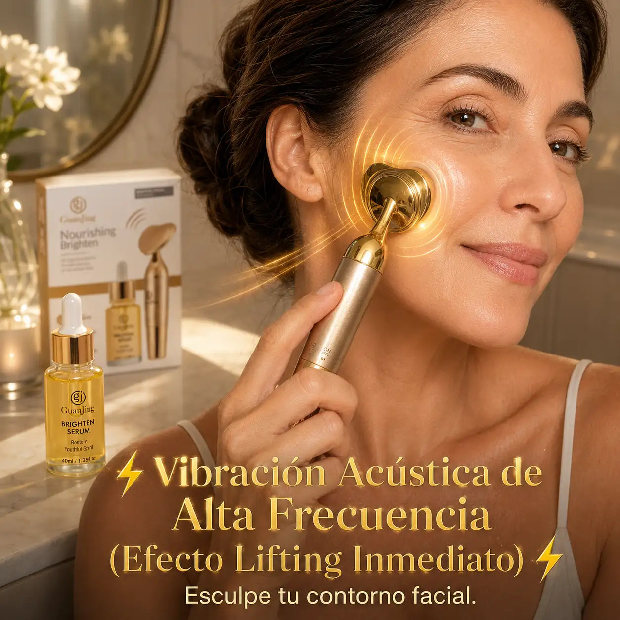 Kit Serum Guanjing + Masajeador Portátil