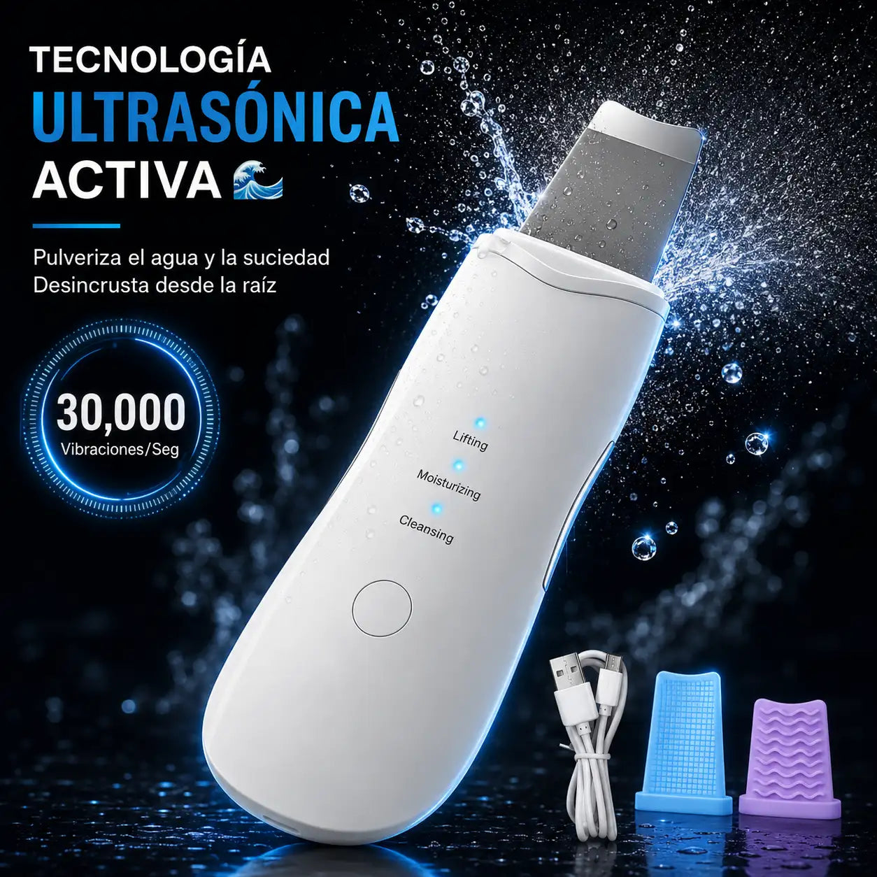 SonicPeel™ Pro - Espatula Facial Ultrasonica Exfoliante