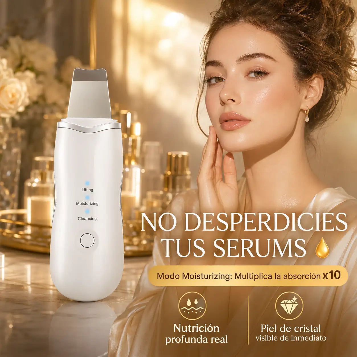 SonicPeel™ Pro - Espatula Facial Ultrasonica Exfoliante