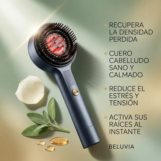 CapilarFix™ - Cepillo Masajeador Cabello Terapia Luz