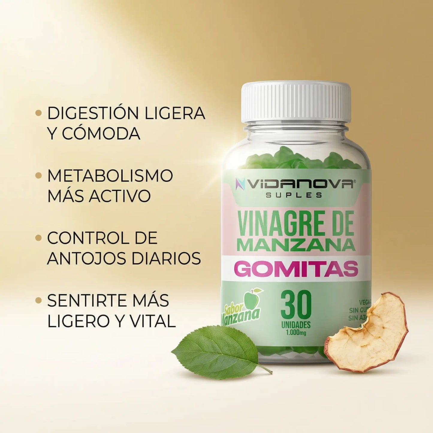 Gomitas Vinagre de Manzana (30 unidades)