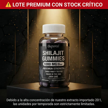 Shilajit Gomitas | 60 Unidades | 1000MG