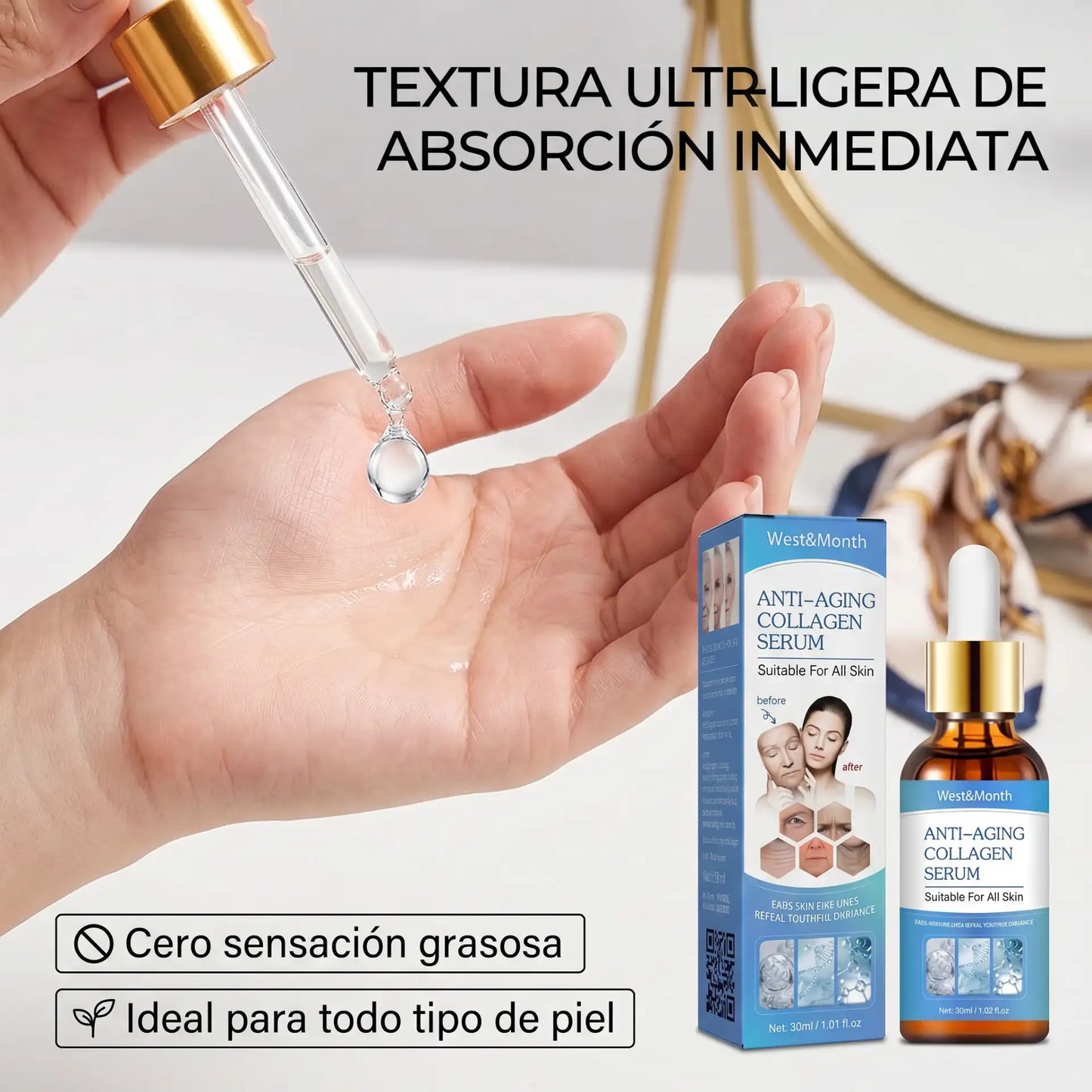 West&Month™ Serum Colágeno Anti-envejecimiento 30ml